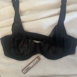 Skims unlined black Demi bra